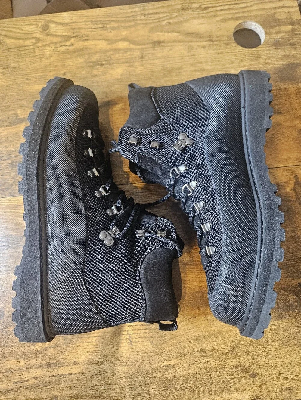 Diemme Roccia Vet Hiking Boots Black Fabric Men's EU 45 US 11 Dust Bag NEW BOXED